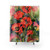 Oriental Poppies Shower Curtain featuring vibrant red poppies
