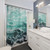 Blue Ocean Beach Waves Shower Curtains