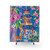 Preppy Cheetah Chinoiserie Garden Shower Curtain