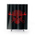 Engine Skull Motorcycle Shower Curtain