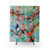 Colourful Garden Shower Curtains featuring Australian wildlife