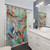 Colourful Garden Shower Curtains featuring Australian wildlife