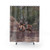Stag Shower Curtains Featuring Wildlife of the Scottish Highlands