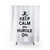 Keep Calm and Hurdle On Shower Curtain