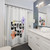 Lovely Day Shower Curtains with Sticker Design