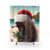Cute Australian Echidna Christmas Shower Curtains