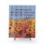 Sunflower Triceratops Shower Curtain for Mental Health Decor