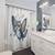 Vintage Raccoon with Butterfly Wings Shower Curtains