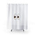 Funny Side Eye Emoji Shower Curtain