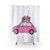 Retro Fiat 500 Shower Curtain