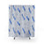 Mid Century Modern Winter Blue Shower Curtains