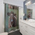 Shorthorn Cow Acrylic Painting Shower Curtain