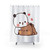 Bubu Dubu Cute Panda Bear Shower Curtain