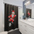 Christmas Santa Claus Soccer Ball Shower Curtain