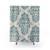Classic Blue Damask Pattern Shower Curtains