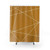 Geometric Minimalist Shower Curtain