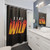 Stay Wild Fire Themed Shower Curtains