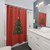 Cute Christmas Tree Shower Curtain
