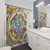Wheel of the Year Shower Curtain with Colorful Pagan Symbols