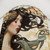 Alphonse Mucha Inspired Art Nouveau Shower Curtain