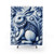 Vintage Dutch Tile Rabbit Shower Curtains