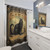 Vintage Halloween Black Cat Tea Shower Curtains