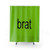 brat Charli XCX Shower Curtains