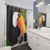 Vibrant Toucan Toco tropical bird shower curtain