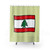 Lebanon Flag Shower Curtains