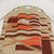 Abstract Geometric Shower Curtains in Orange, Tan, and Brown