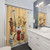 Authentic Lebanese Shower Curtains with Cultural Motifs