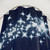 Shooting star shower curtains with a blue night sky and twinkling stars