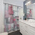Shades of Gray and Pink Shower Curtains
