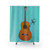 Acoustic Guitar Shower Curtains - Melodic Music Bathroom Decor