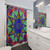 The Sun Psychedelic Shower Curtain