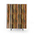Earthy Toned Striped Shower Curtain