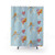Feather Shower Curtains with Sabrina Graphic