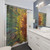 Abstract pattern shower curtain for bathroom