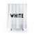 White Shower Curtains with Modern Design