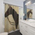 Vintage Equestrian Horse Portrait Shower Curtain