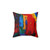 Colorful Abstract Art Throw Pillow