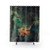 The Swing Painting Shower Curtain featuring the famous Rococo artwork by Jean-Honoré Fragonard