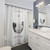 RM Mono. Moonchild Shower Curtains