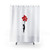 Banksy Balloon Girl Shower Curtain - Artistic Bathroom Decor