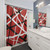 Red Arrival Van Halen Shower Curtains