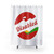 Disabled Babybel Parody Shower Curtains with Funny Cheese Logo Design