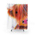 Scottish Highland Cow Print Shower Curtains