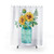 Watercolor Sunflower Shower Curtain