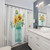 Watercolor Sunflower Shower Curtain