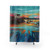 Earsary, Barra Shower Curtains featuring a coastal seascape design